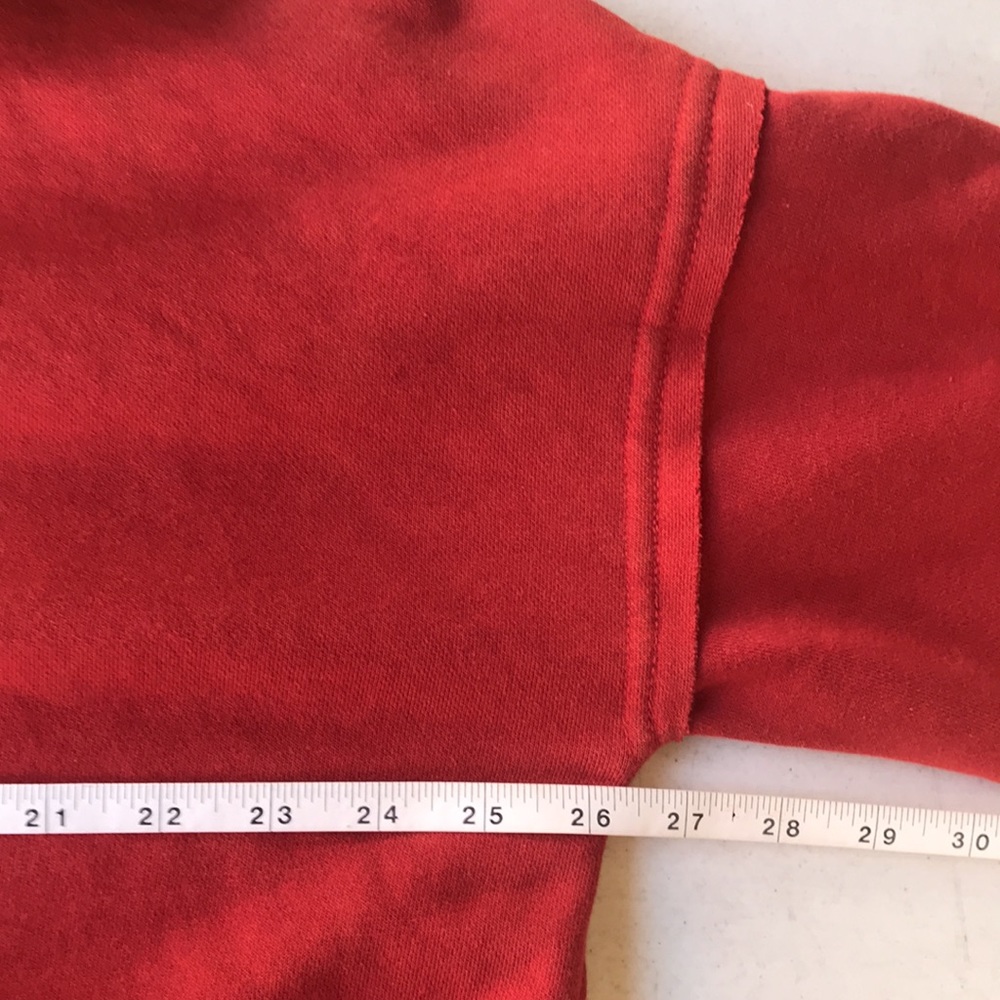 POL Rust Hoodie with White Accents - Picture 11 of 15
